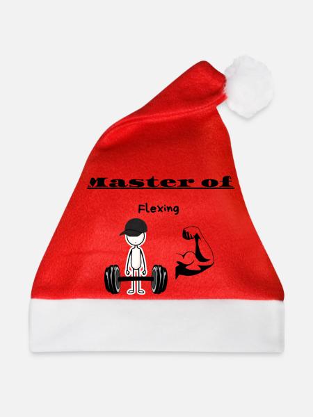 Meister des Flexens - Weihnachtsmütze - Rot