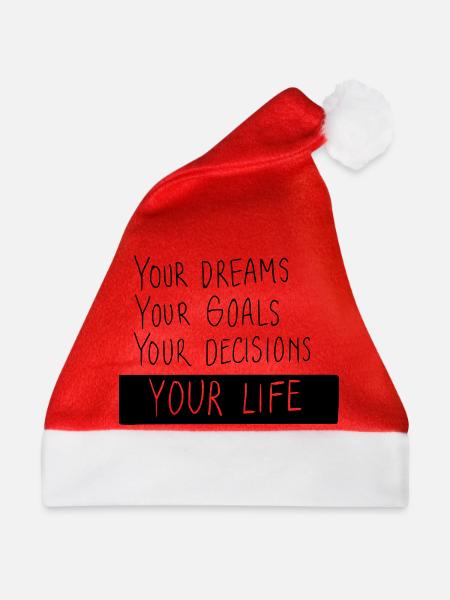 Your Life - Weihnachtsmütze - Rot
