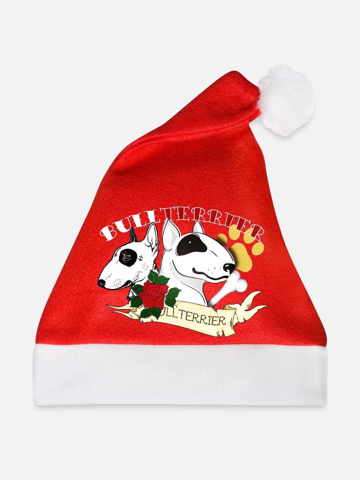 Stier Tätowierung - Weihnachtsmütze - Rot - Vorne