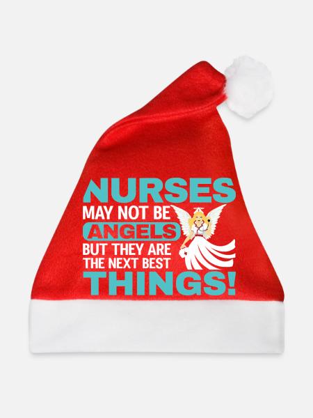 Krankenschwester - Weihnachtsmütze - Rot