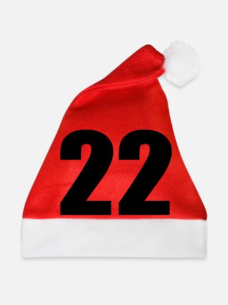 22 - Weihnachtsmütze - Rot