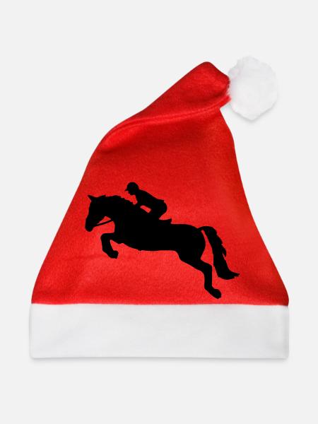 Springreiten - Weihnachtsmütze - Rot