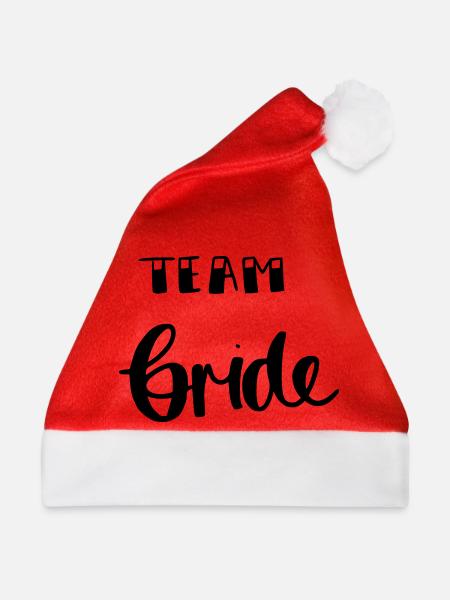 Team bride - Weihnachtsmütze - Rot