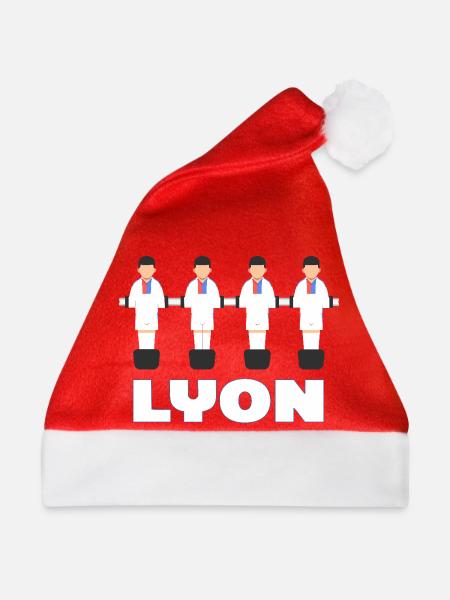 Lyon - Weihnachtsmütze - Rot - Vorne