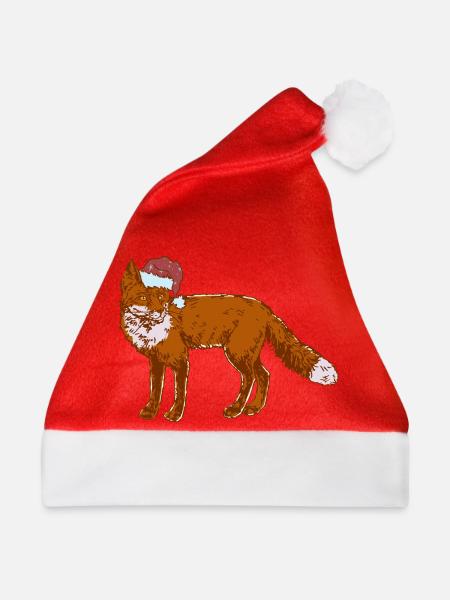 WEIHNACHTSFUCHS - Weihnachtsmütze - Rot