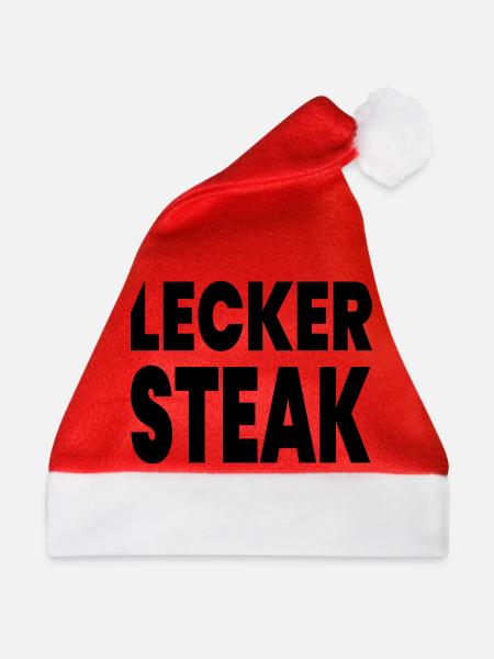 Steak - Weihnachtsmütze - Rot