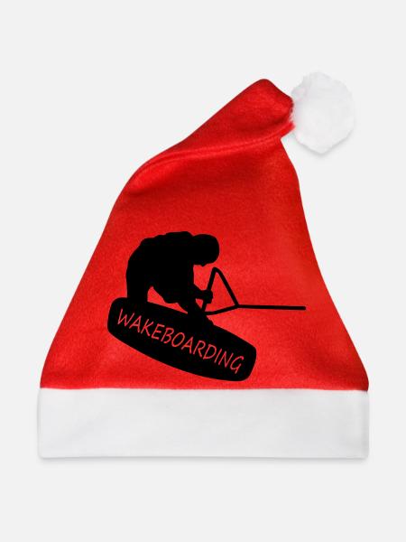 Wakeboarding - Weihnachtsmütze - Rot