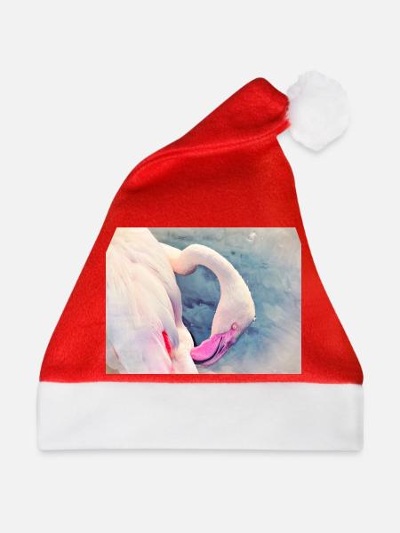 Flamingo - Weihnachtsmütze - Rot