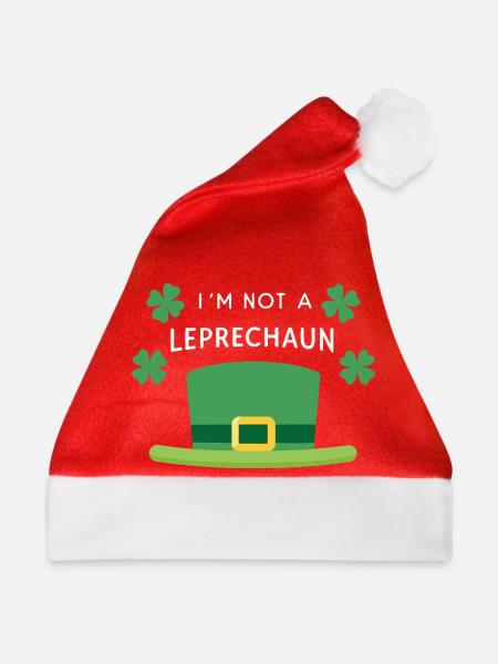 Ich bin kein Kobold - Weihnachtsmütze - Rot - Vorne