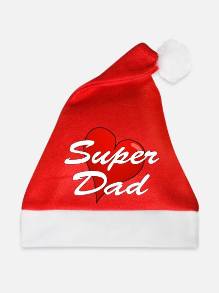 SUPER DAD - Weihnachtsmütze - Rot