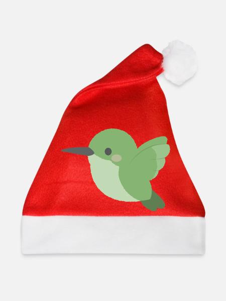 Green Hummingbird Minimal - Weihnachtsmütze - Rot