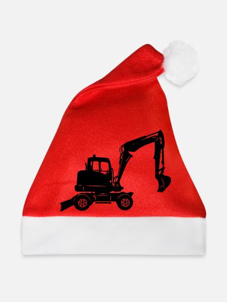 Bagger - Weihnachtsmütze - Rot