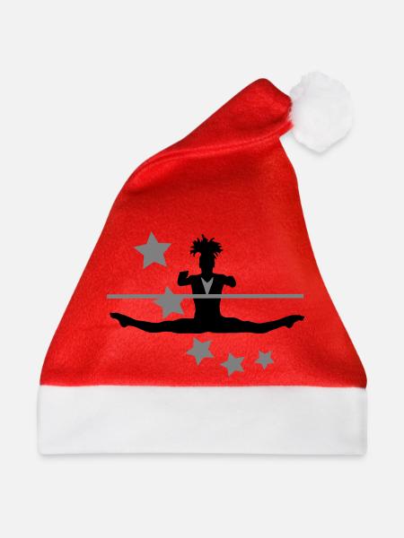 Gymnastik - Weihnachtsmütze - Rot