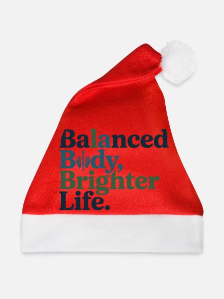 Osteopath Balanced Body Brighter Life Professional - Weihnachtsmütze - Rot