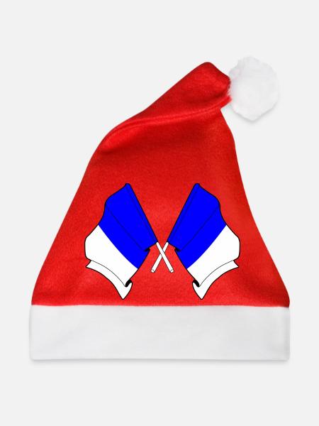 Spa Twin Flags - Weihnachtsmütze - Rot
