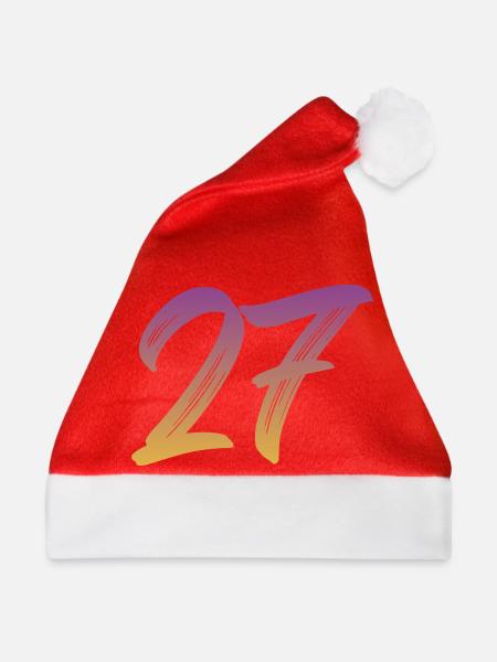 27 - Weihnachtsmütze - Rot