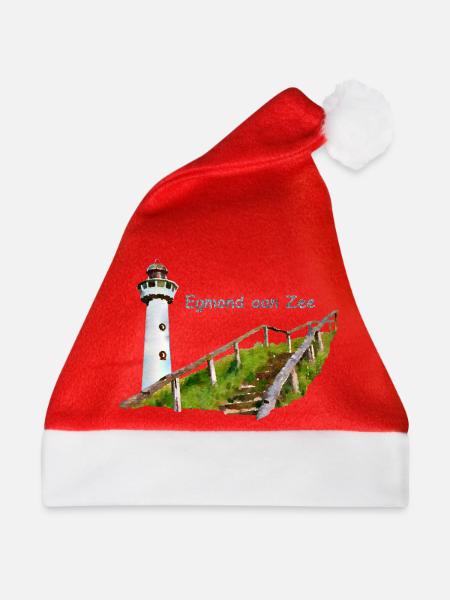Egmond aan Zee - Weihnachtsmütze - Rot
