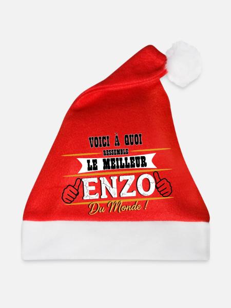 Bester Enzo der Welt - Weihnachtsmütze - Rot