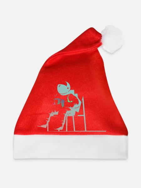 Astronaut - Weihnachtsmütze - Rot