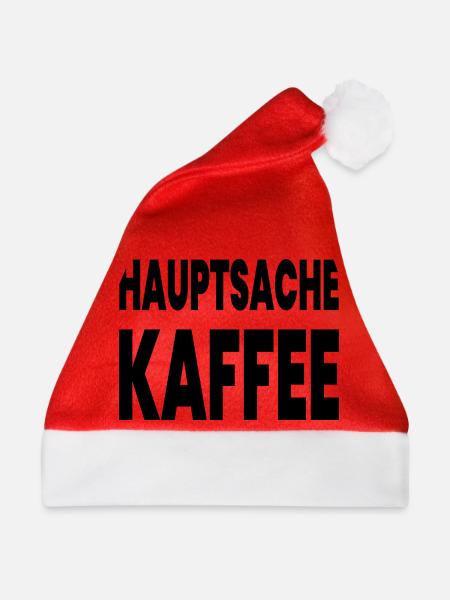 Kaffee - Weihnachtsmütze - Rot
