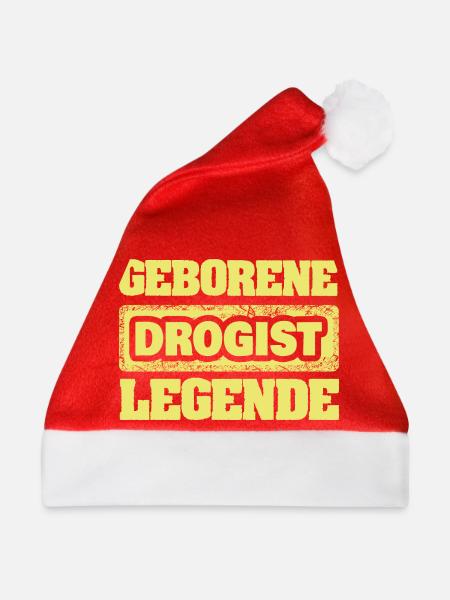Drogist als Legende - Weihnachtsmütze - Rot