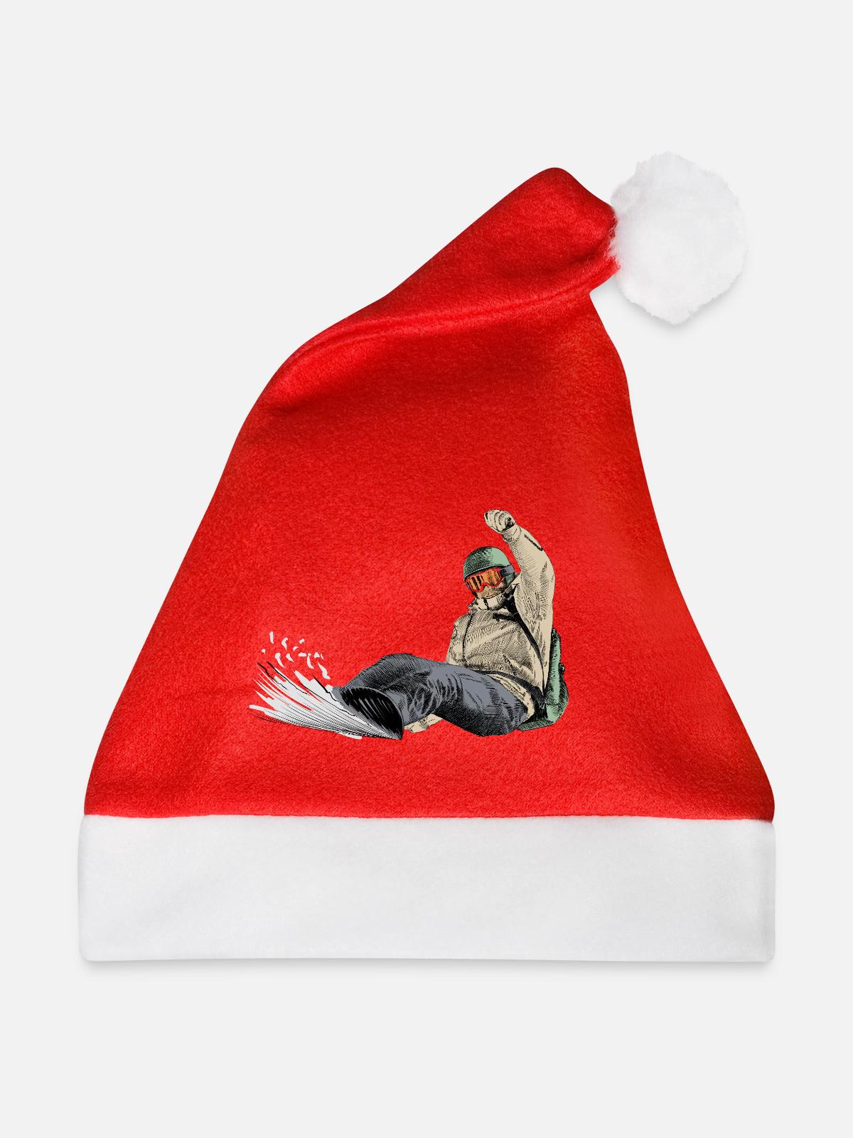 Freerider - Weihnachtsmütze - Rot - Vorne