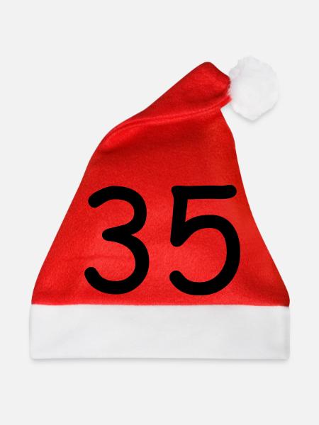 35 - Weihnachtsmütze - Rot