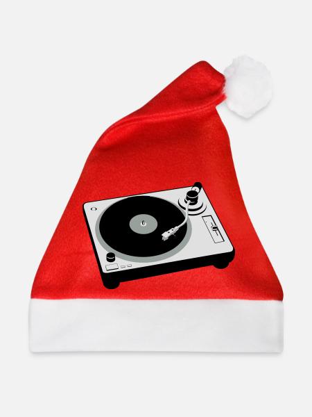 Turntable - Weihnachtsmütze - Rot