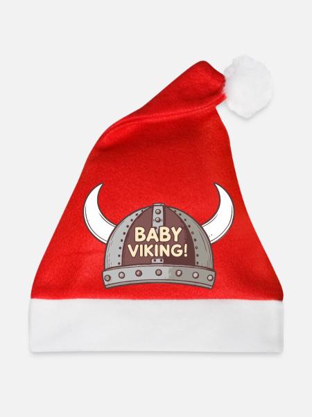 Baby Wikinger Helm - Weihnachtsmütze - Rot