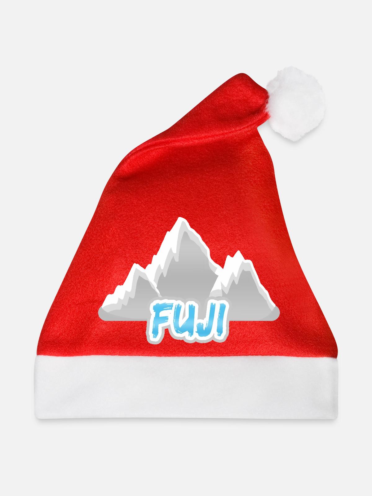 Geschenk für Fuji - Weihnachtsmütze - Rot - Vorne