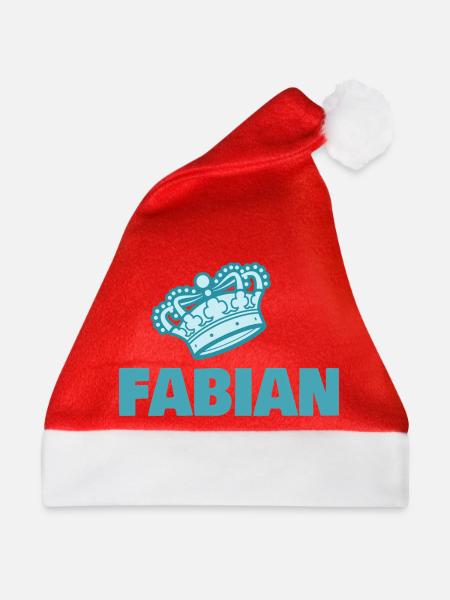 Fabian - Weihnachtsmütze - Rot