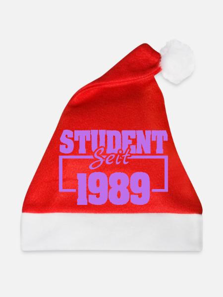 Student 1989 - Weihnachtsmütze - Rot
