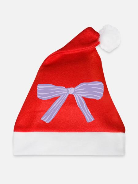 Lavendel Schleifenband - Weihnachtsmütze - Rot