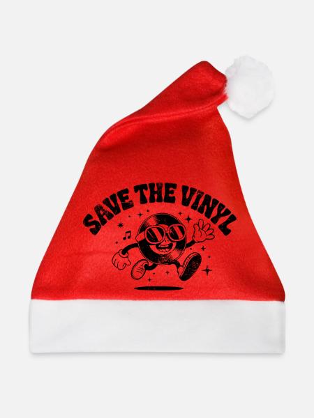 Save the Vinyl - Weihnachtsmütze - Rot