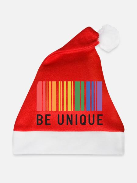 LGBT-Pride-Monat – Sei einzigartig - Weihnachtsmütze - Rot
