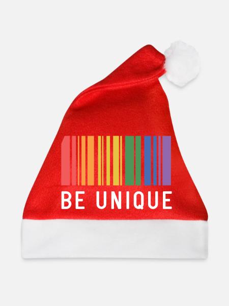 LGBT-Pride-Monat – Sei einzigartig - Weihnachtsmütze - Rot