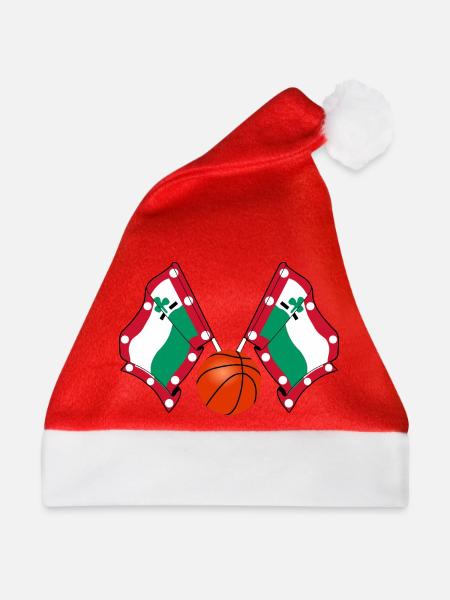 Meppel Basketball-Flaggen – Hoops Pride - Weihnachtsmütze - Rot