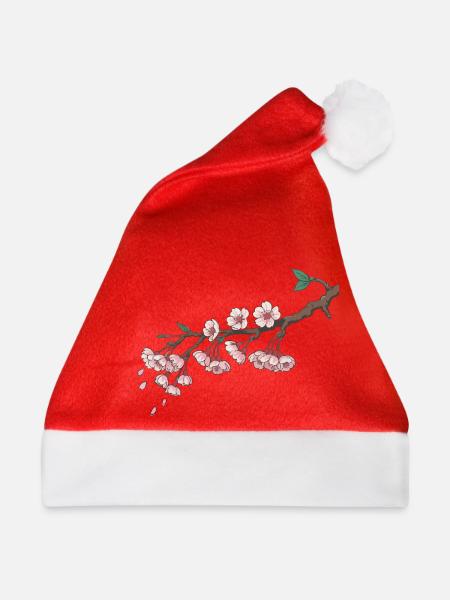 Kirschblüte - Weihnachtsmütze - Rot