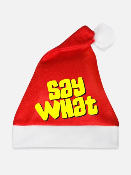 Say What - Weihnachtsmütze - Rot