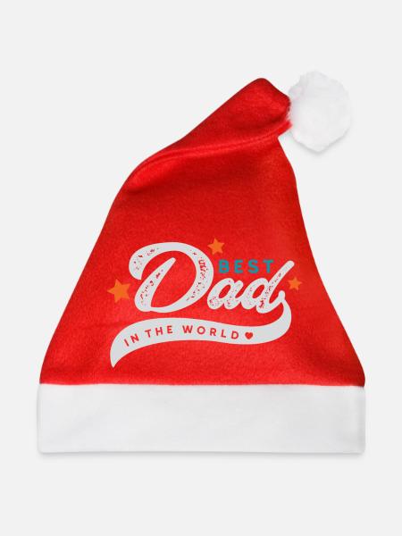 Bester Vater der Welt - Weihnachtsmütze - Rot