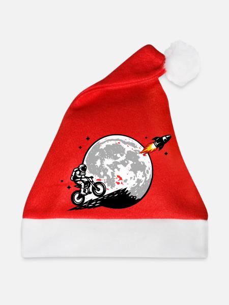 Lunar Bike Escape - Weihnachtsmütze - Rot