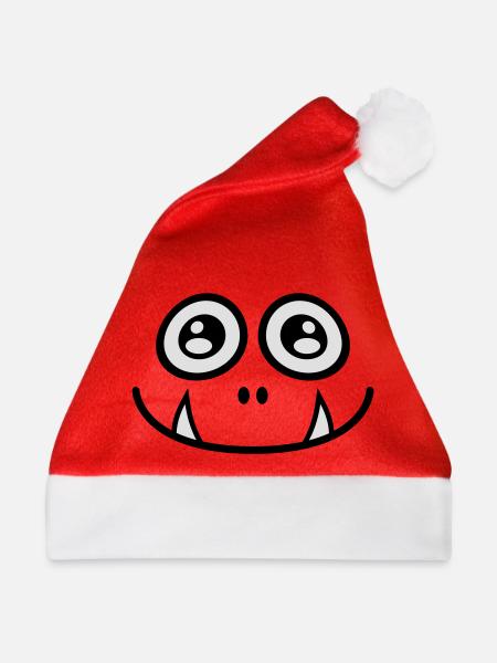 Süsses Monster - Weihnachtsmütze - Rot