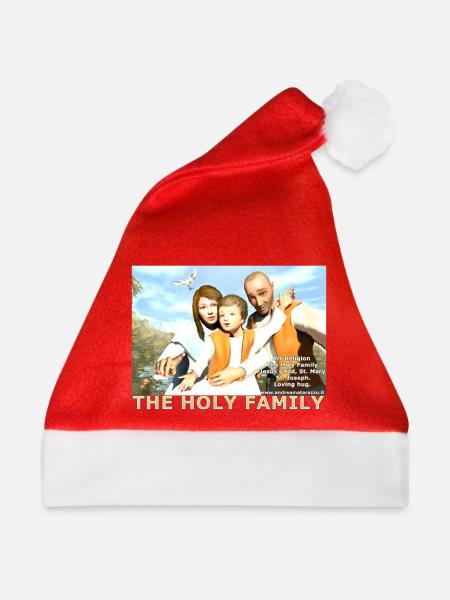 Die Heilige Familie - ( Die Heilige Familie ) - Weihnachtsmütze - Rot - Vorne