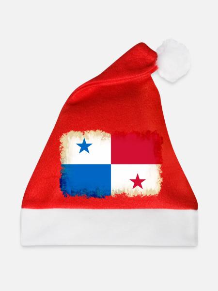 Panama als Panama - Weihnachtsmütze - Rot