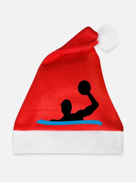 Wasserball - Weihnachtsmütze - Rot