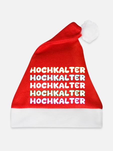 Bergsteigen Hochkalter - Weihnachtsmütze - Rot