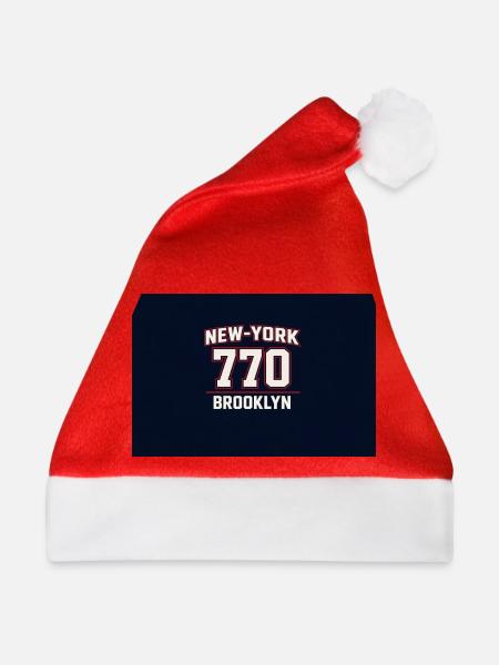 NY 770 Brooklyn - Weihnachtsmütze - Rot