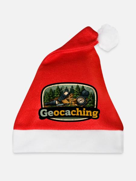 Geocaching - Weihnachtsmütze - Rot