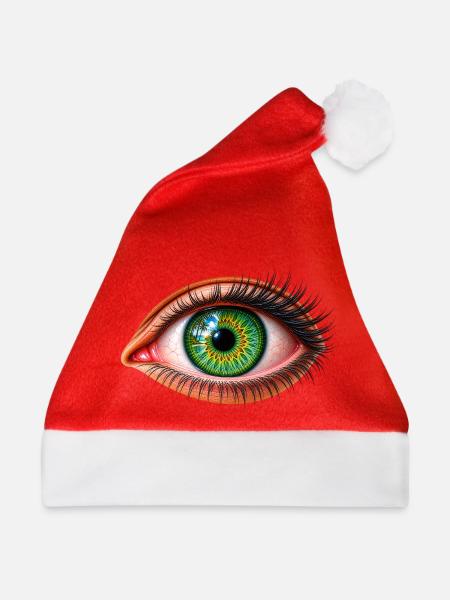 Paradiesauge - Weihnachtsmütze - Rot