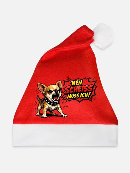 Nen scheiß muss ich - Weihnachtsmütze - Rot